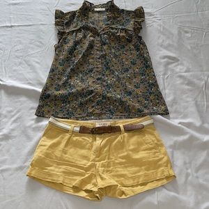Women’s shirt & short set